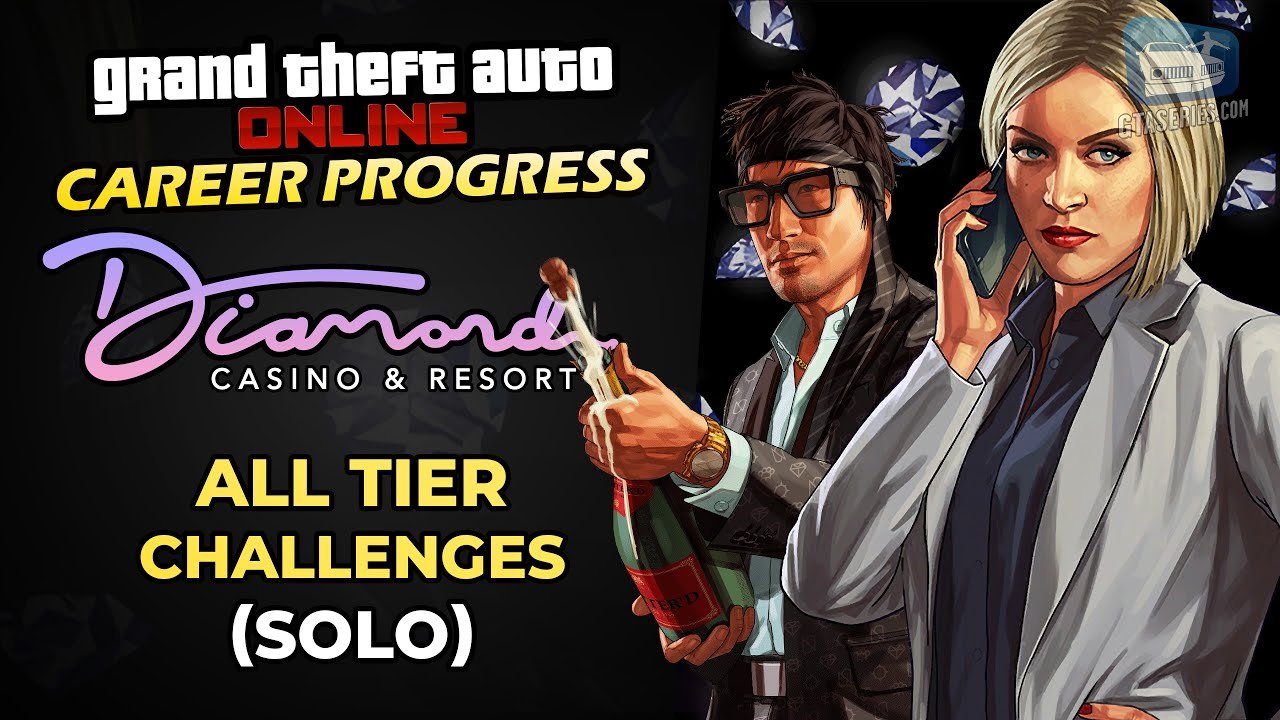 GTA Online Career Progress – Casino Story Missions [All Tier Challenges – Solo]