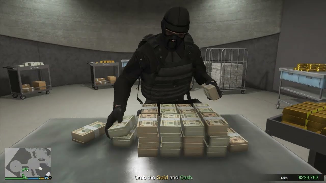 GTA 5 – International Bank Heist + Ten Star Escape
