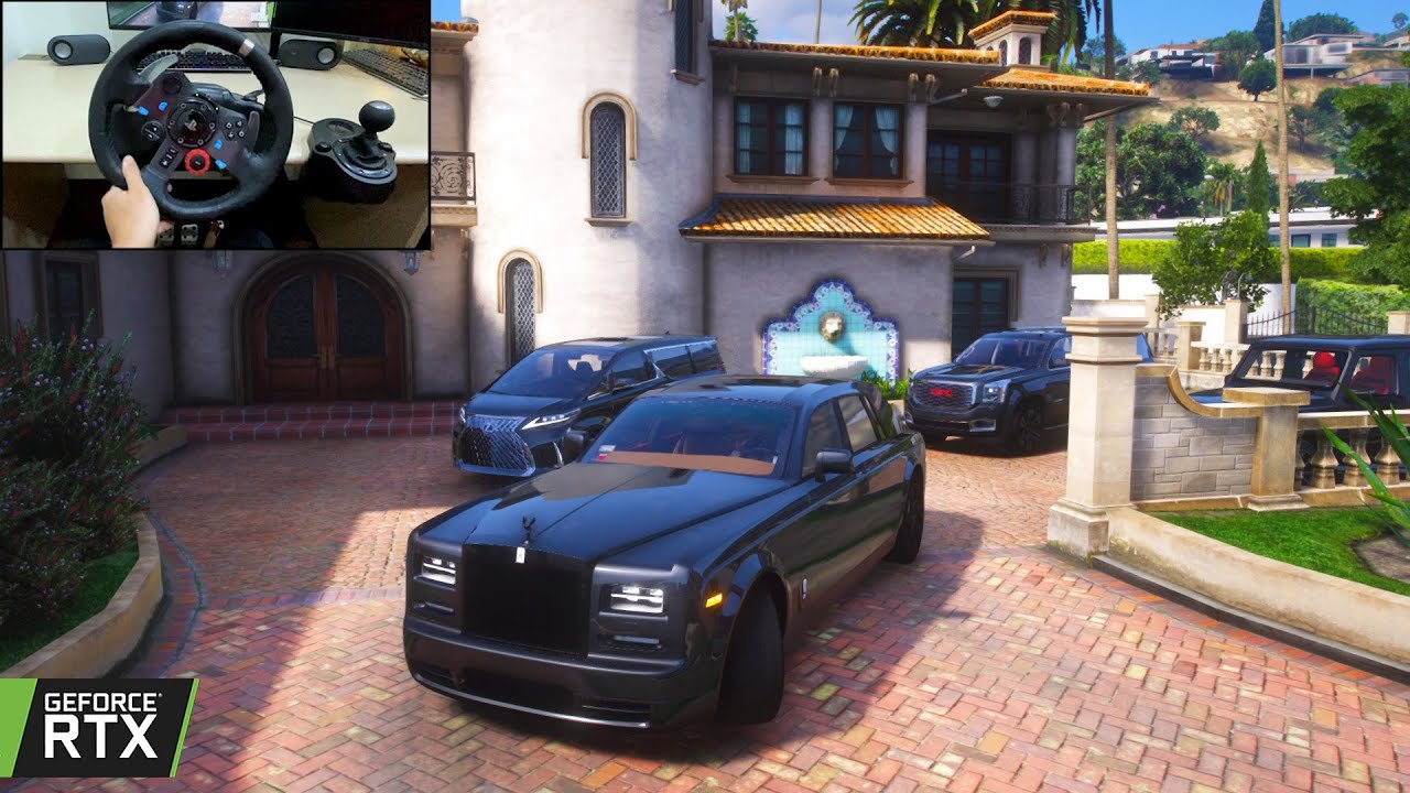 GTA 5 – Rolls-Royce Phantom VII SWB Black Piano | RUSSIAN MAFIA CONVOY | MAFIA GANG WAR