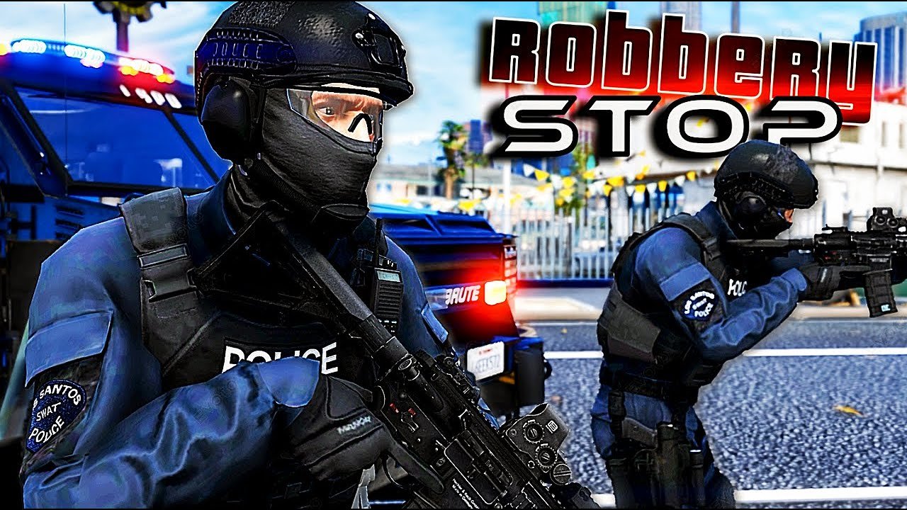 Robbery Stoppers | GTA 5 SWAT Movie [4K] (Machinima)