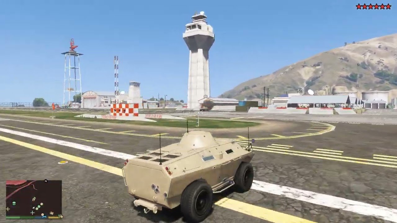 GTA 5 – Fort Zancudo Military Base Rampage / Dogfight + Ten Star Escape