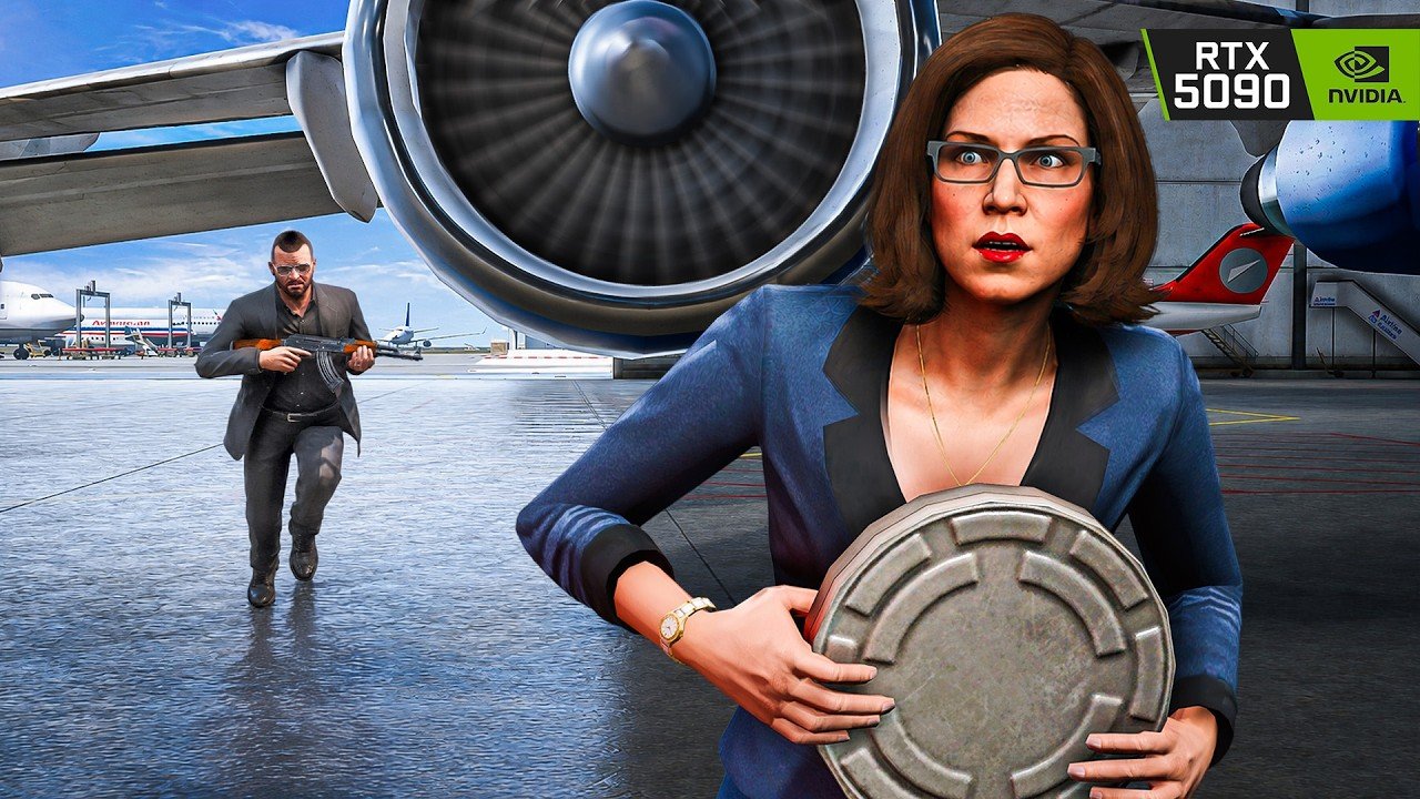 GTA 5 ‘Legal Trouble’ Mission 8K Gameplay | RTX 5090 Remastered Graphics MOD