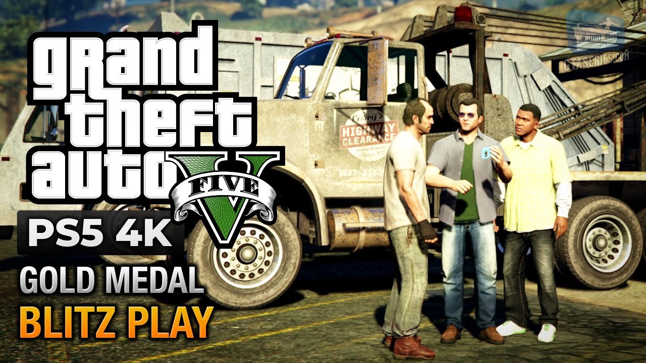 GTA 5 PS5 – Mission #41 – Blitz Play [Gold Medal Guide – 4K 60fps]