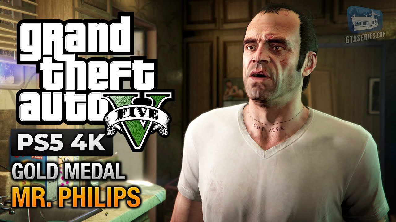 GTA 5 PS5 – Mission #19 – Mr. Philips [Gold Medal Guide – 4K 60fps]