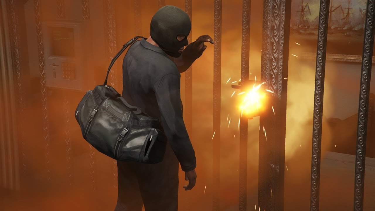 GTA 5 – Bank Heist Mission with Franklin! (F1 Car, Helicopter and Boat Escape) GTA 5 – Bank Heist Mission with Franklin! (F1 Car, Helicopter and Boat Escape)